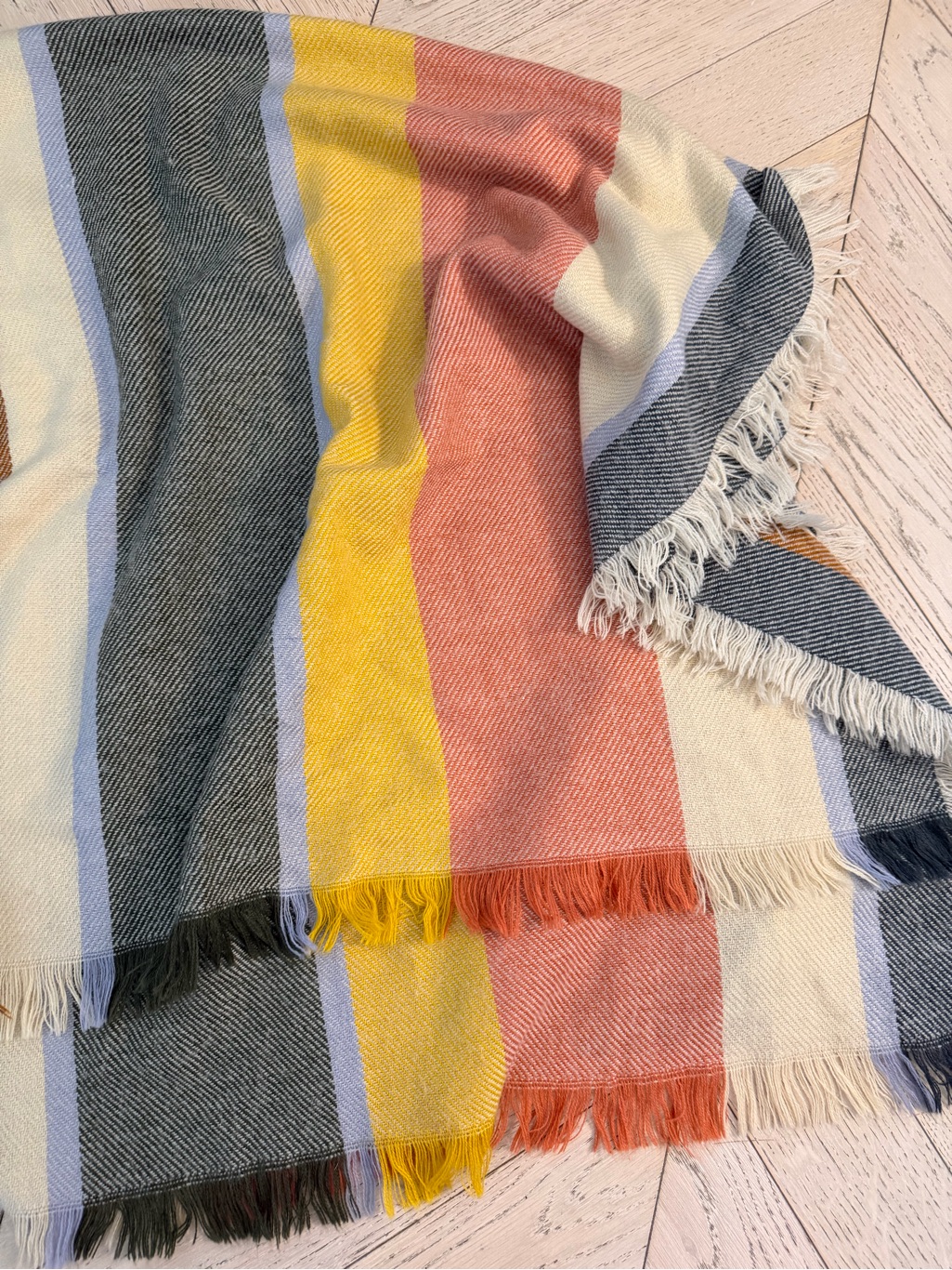 Madewell Striped Blanket Scarf